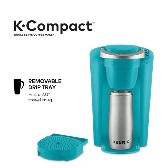 Turquoise Keurig K-Compact Single-Serve K-Cup Pod - Picture 7 of 9